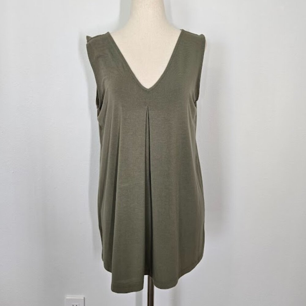 TOMMY BAHAMA tank top V-neck khaki Sz S